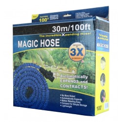 Растягивающийся шланг, Magic Hose 3Х, с распылителем, 30м